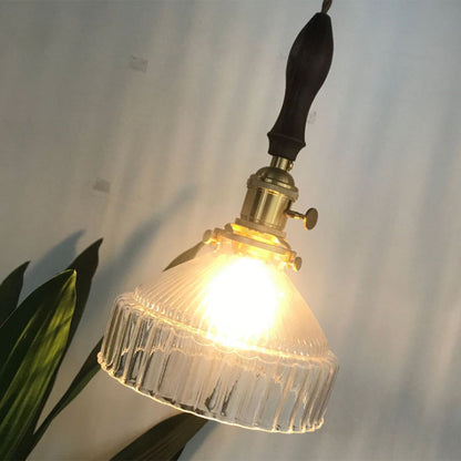 CrystalCascade | Vintage Glas Loftlampe