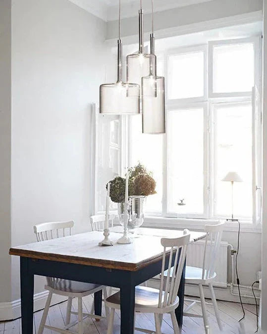 CrystalDroplets | Kunstnerisk Glas Loftlampe