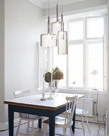 CrystalDroplets | Kunstnerisk Glas Loftlampe