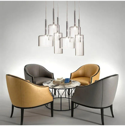 CrystalDroplets | Kunstnerisk Glas Loftlampe