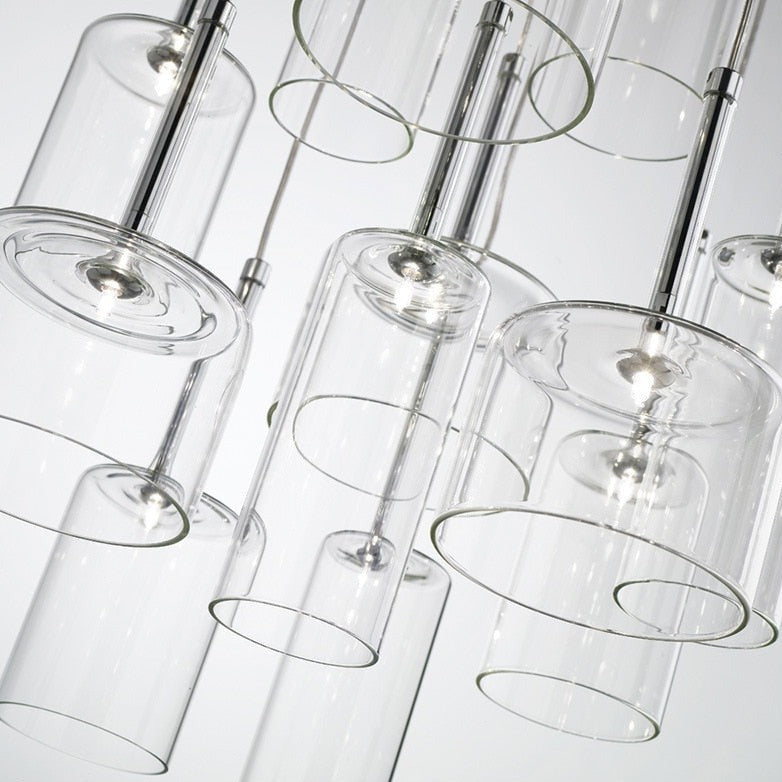 CrystalDroplets | Kunstnerisk Glas Loftlampe