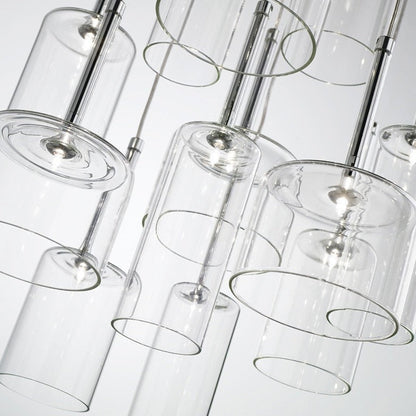 CrystalDroplets | Kunstnerisk Glas Loftlampe