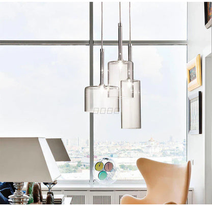 CrystalDroplets | Kunstnerisk Glas Loftlampe