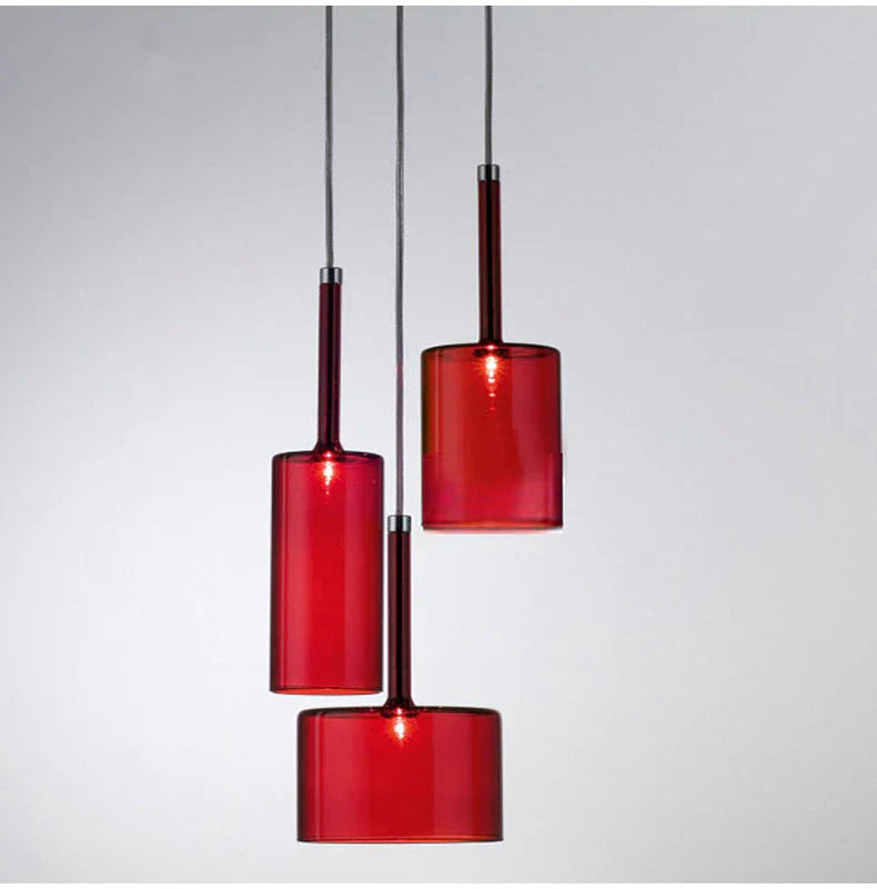 CrystalDroplets | Kunstnerisk Glas Loftlampe