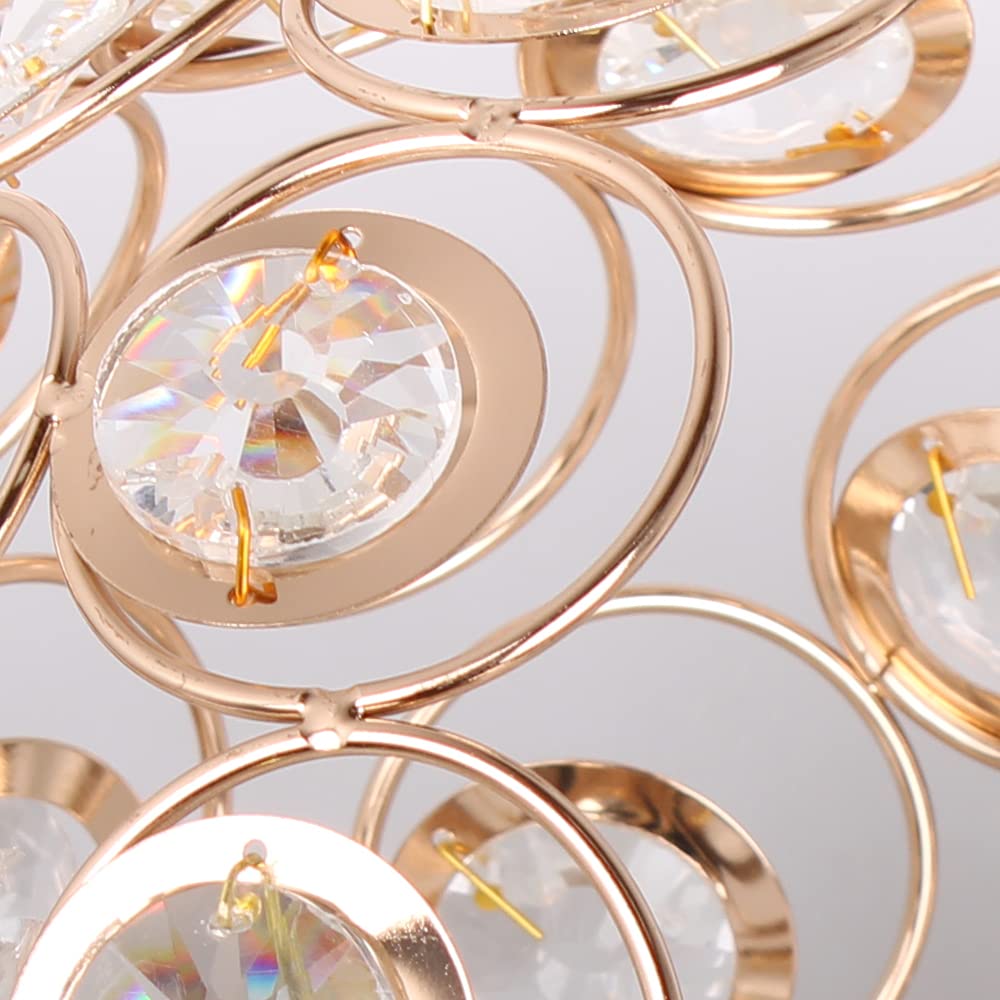 CrystalGleam | Strålende Krystal Loftlampe
