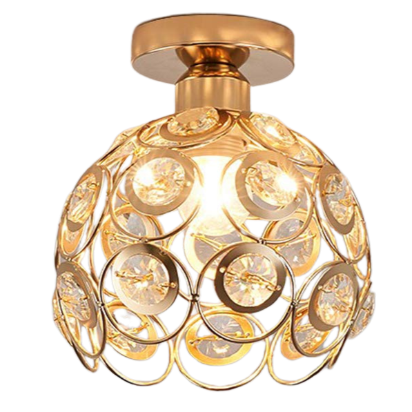 CrystalGleam | Strålende Krystal Loftlampe