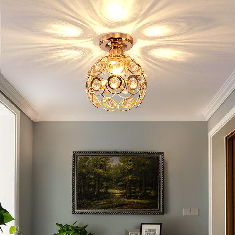 CrystalGleam | Strålende Krystal Loftlampe