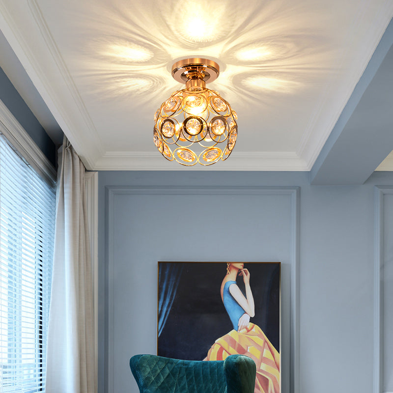CrystalGleam | Strålende Krystal Loftlampe