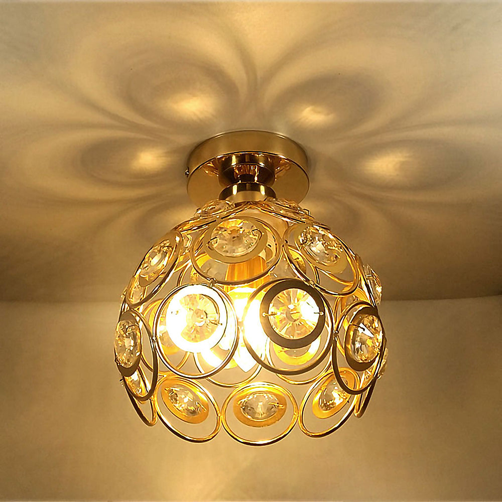 CrystalGleam | Strålende Krystal Loftlampe