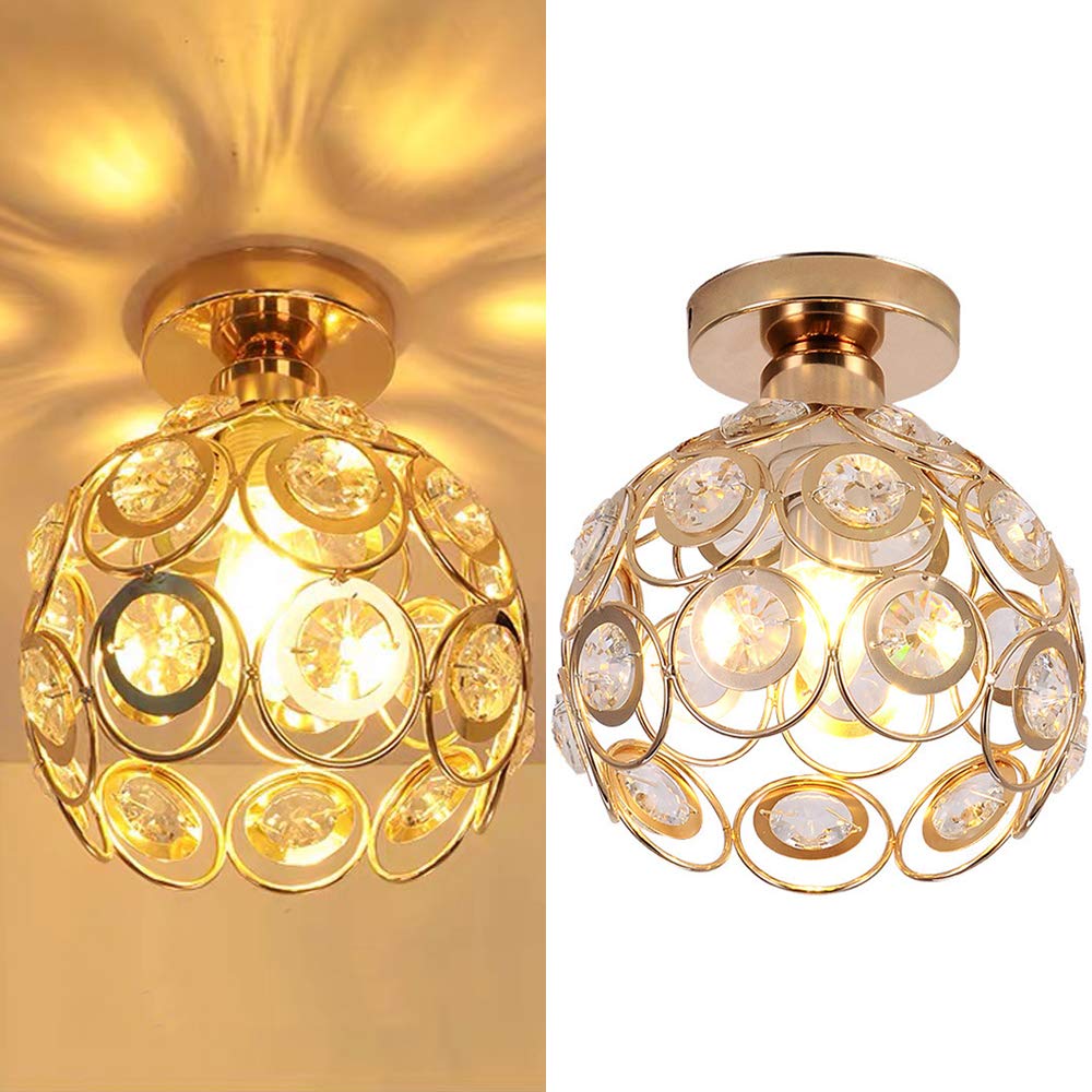 CrystalGleam | Strålende Krystal Loftlampe