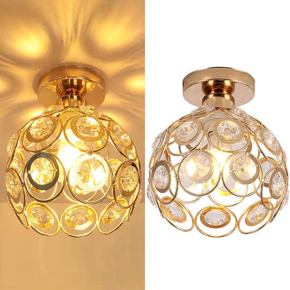 CrystalGleam | Strålende Krystal Loftlampe