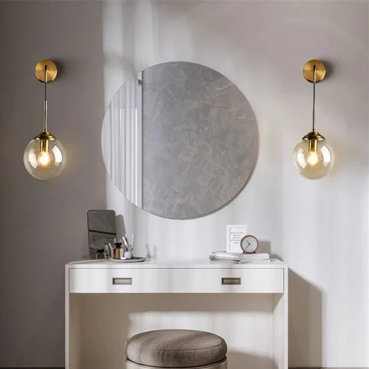 CrystalGlow | Moderne Skandinavisk Væglampe