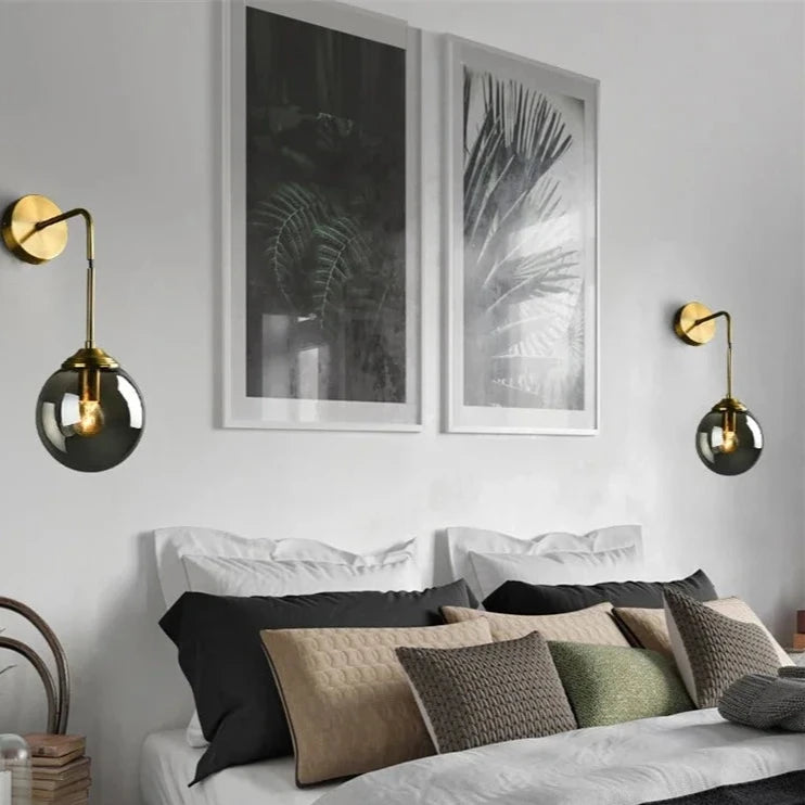 CrystalGlow | Moderne Skandinavisk Væglampe