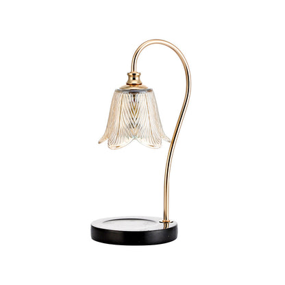 CrystalPetal | Elegant Glasblomst Lampe