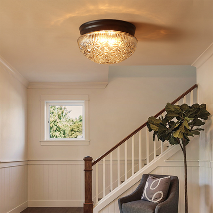CrystalWave | Stilfuld Glaspanel Plafondlampe