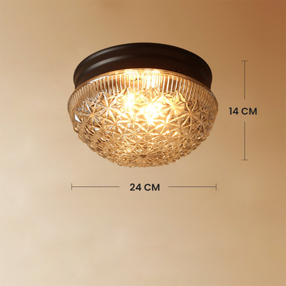 CrystalWave | Stilfuld Glaspanel Plafondlampe