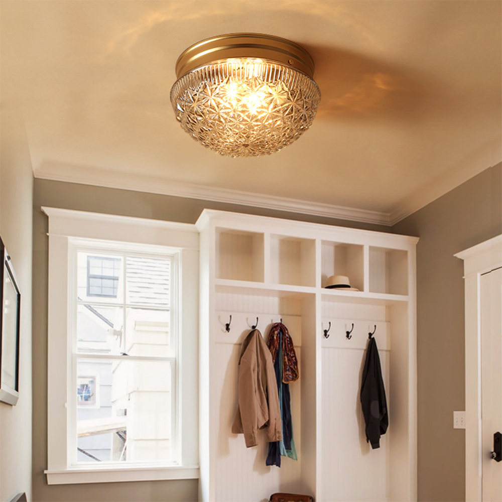 CrystalWave | Stilfuld Glaspanel Plafondlampe