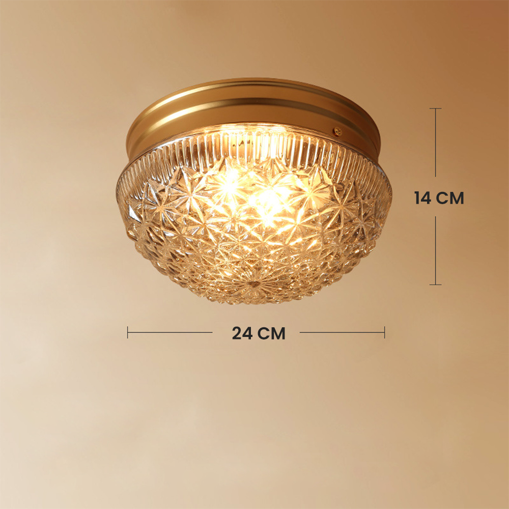 CrystalWave | Stilfuld Glaspanel Plafondlampe