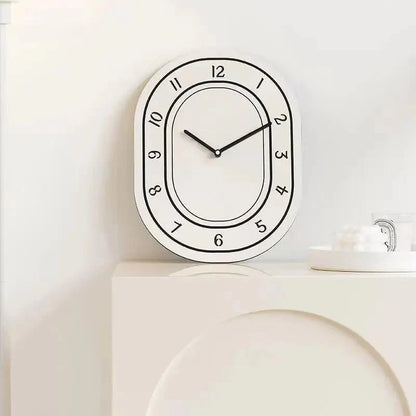 CurvaClock | Minimalistisk Elliptisk Vægur