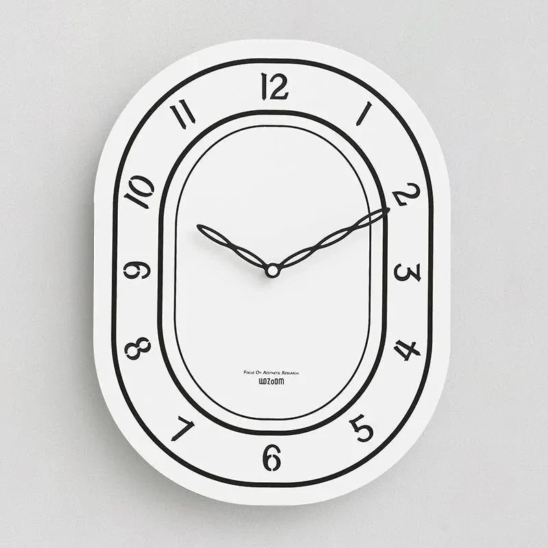 CurvaClock | Minimalistisk Elliptisk Vægur