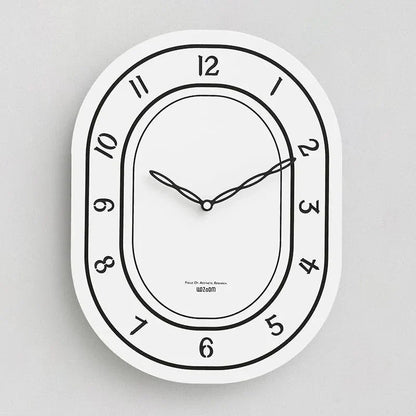 CurvaClock | Minimalistisk Elliptisk Vægur