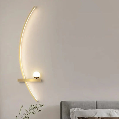 CurvaGlow | Elegant LED Væglampe