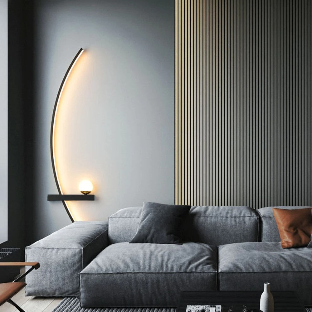CurvaGlow | Elegant LED Væglampe