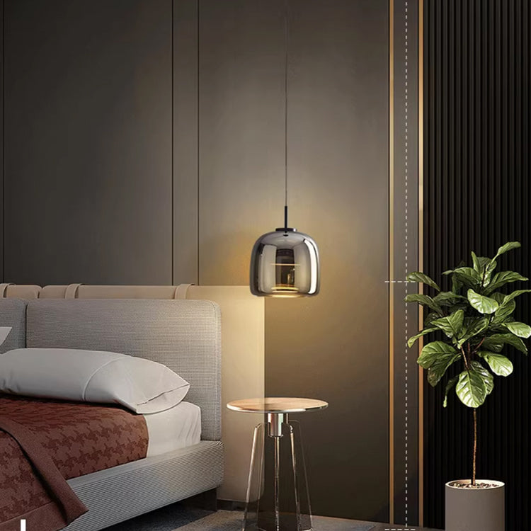 DarkLuxe | Sort Glas Loftlampe