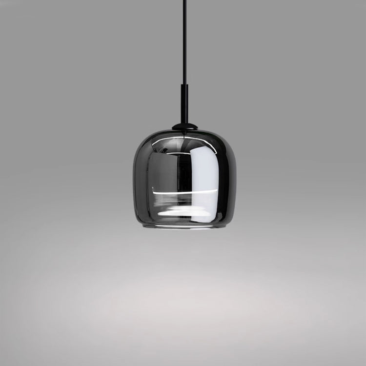 DarkLuxe | Sort Glas Loftlampe