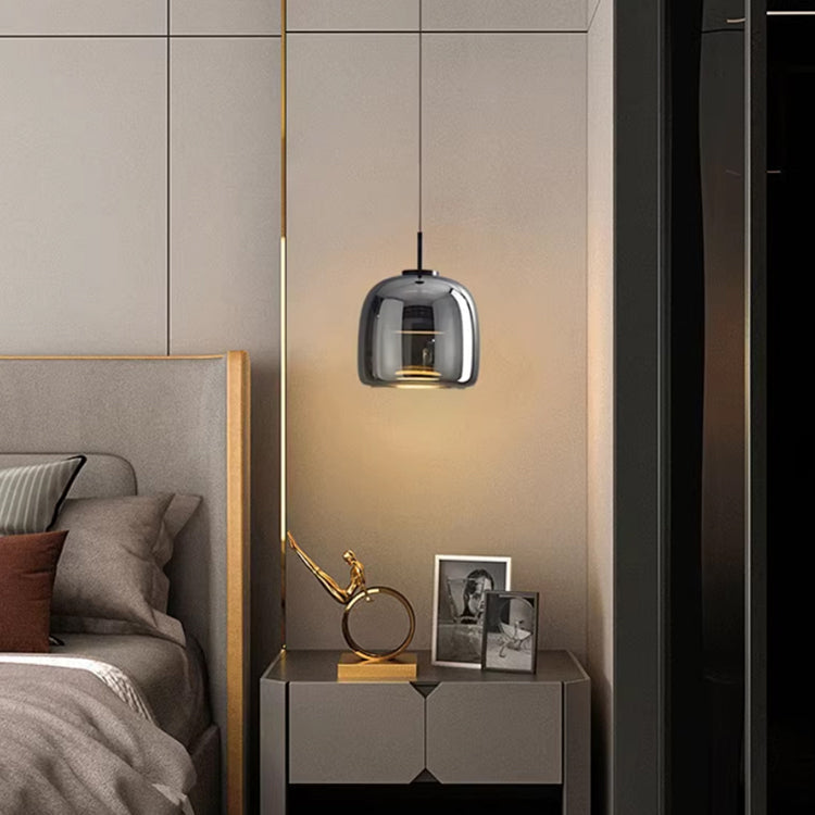 DarkLuxe | Sort Glas Loftlampe