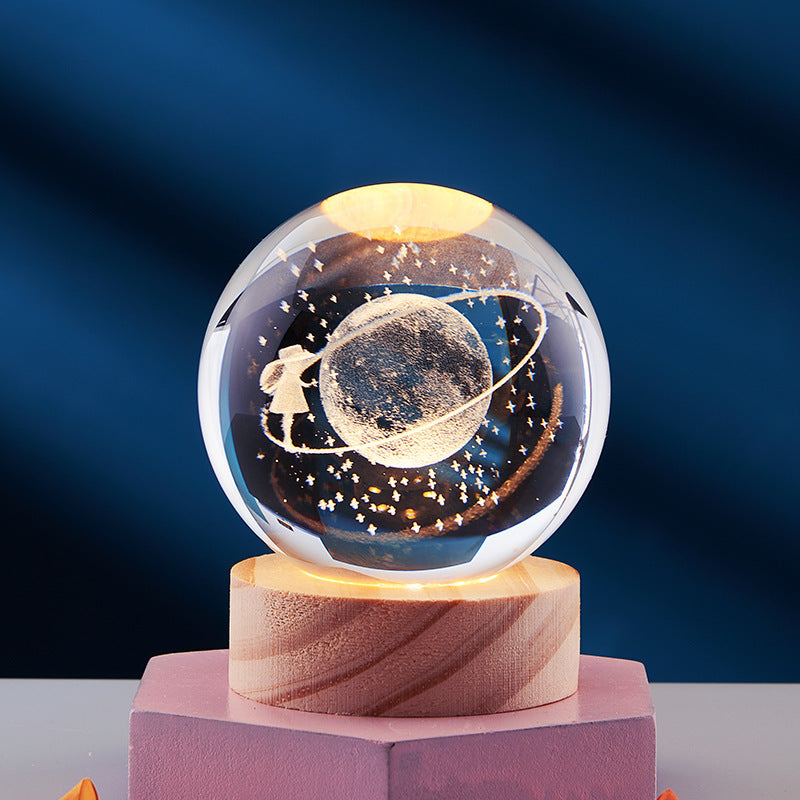 DeerLight | Orbital Krystalbordlampe