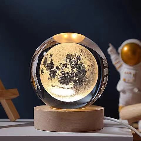 DeerLight | Orbital Krystalbordlampe