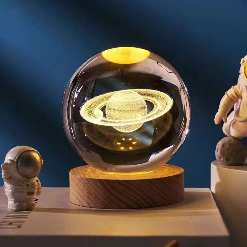 DeerLight | Orbital Krystalbordlampe