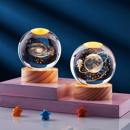 DeerLight | Orbital Krystalbordlampe