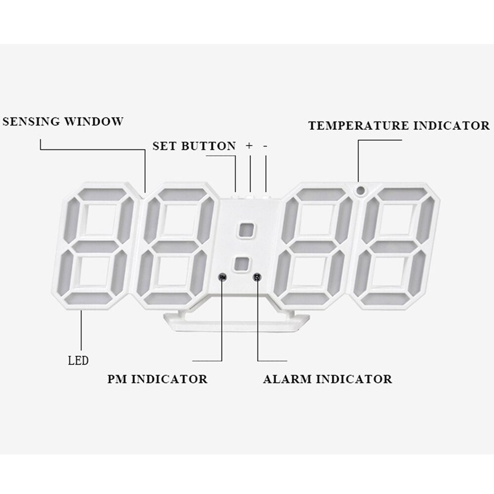 DigiClock | Elegant LED Digital Ur