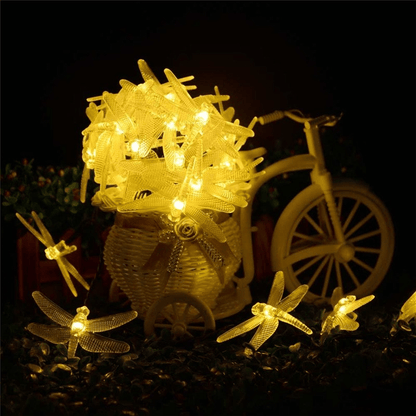 DragonflyLight | Lysende Guldsmedelys