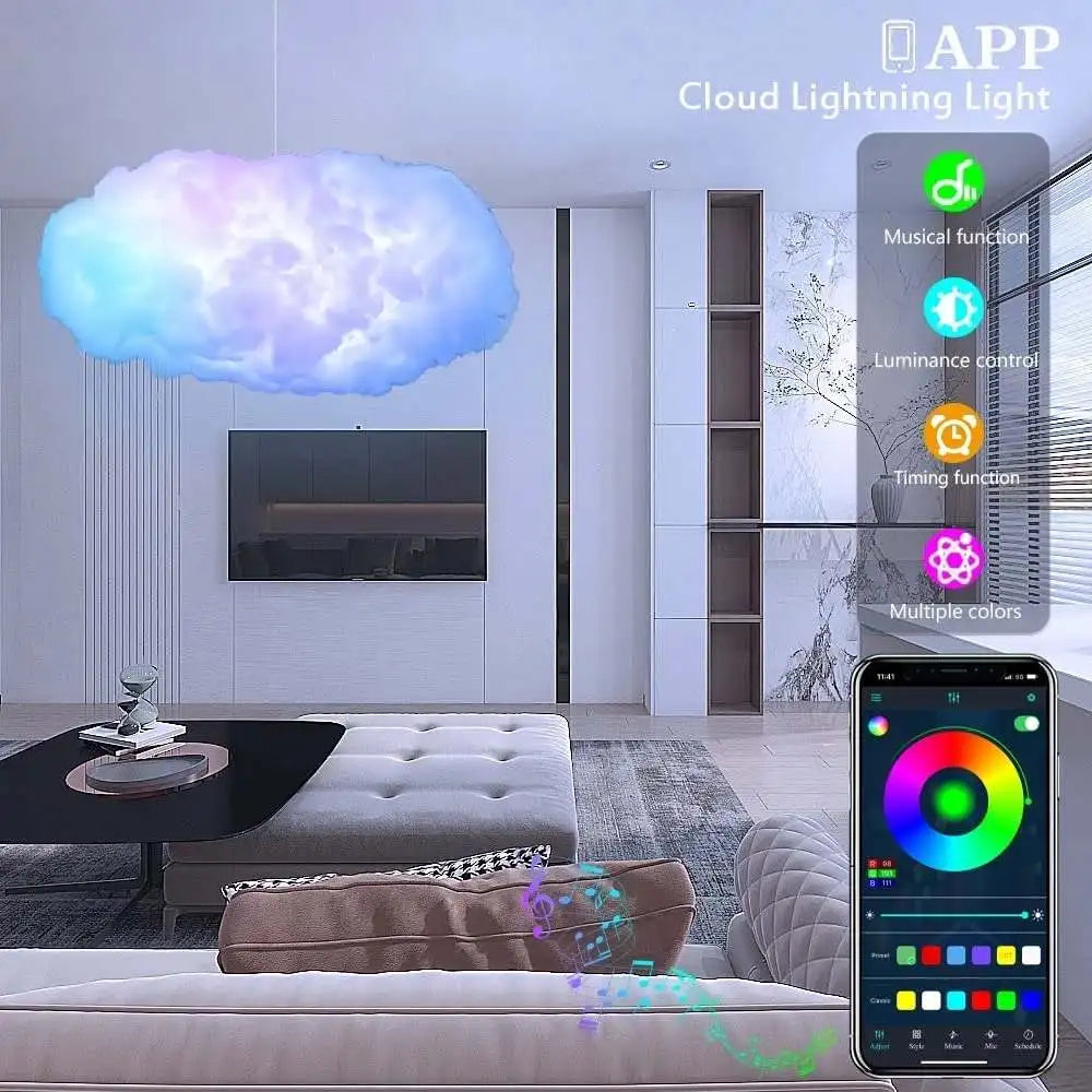 DreamCloud | Strålende LED Loftlampe