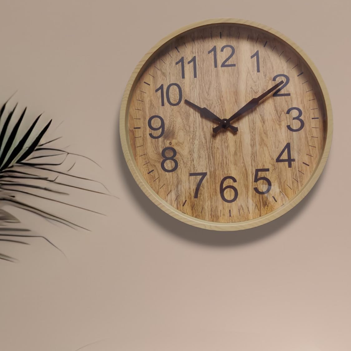 EarthTone | Minimalistisk Træ Vægur