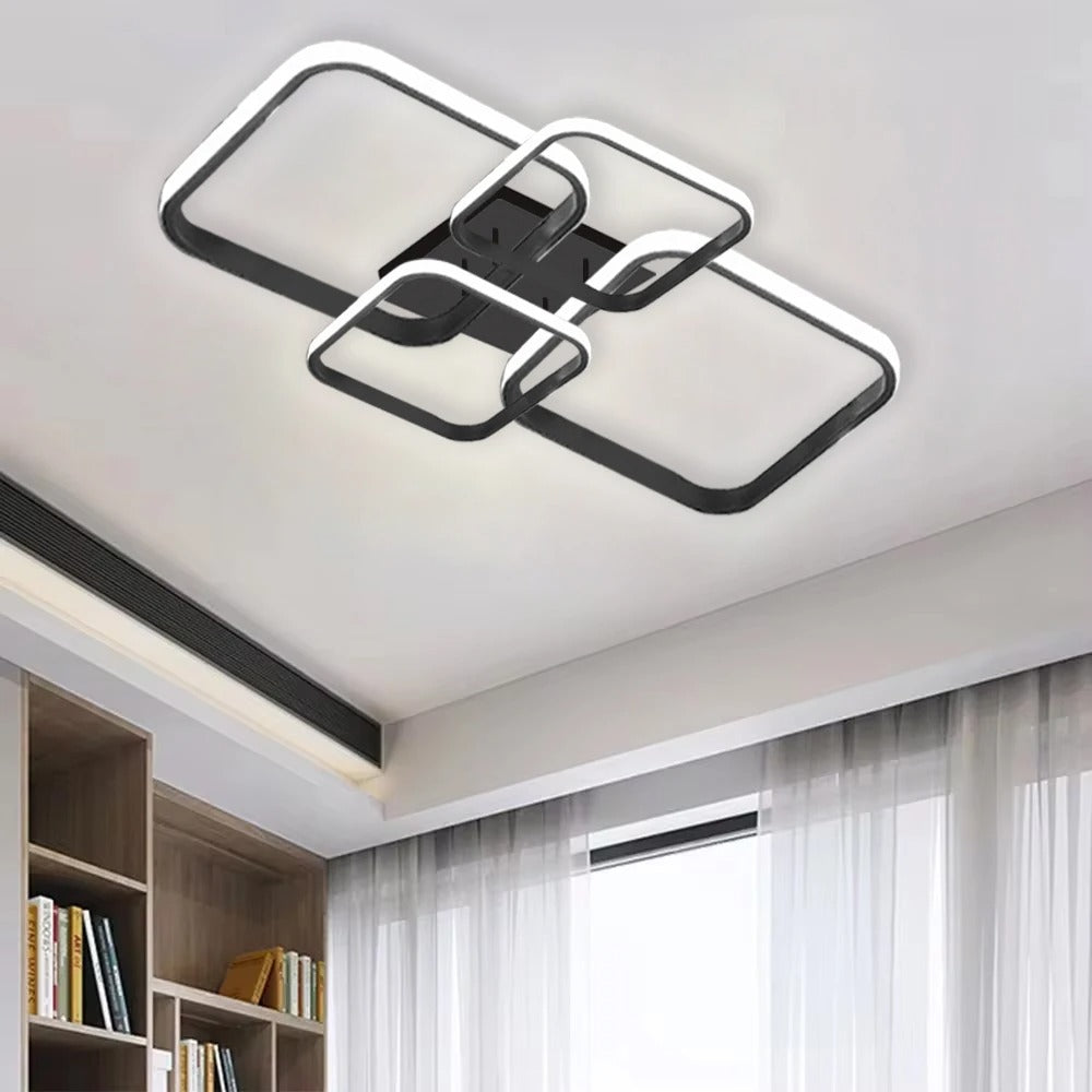 EdgeLight | Stilfuld Geometrisk Loftlampe