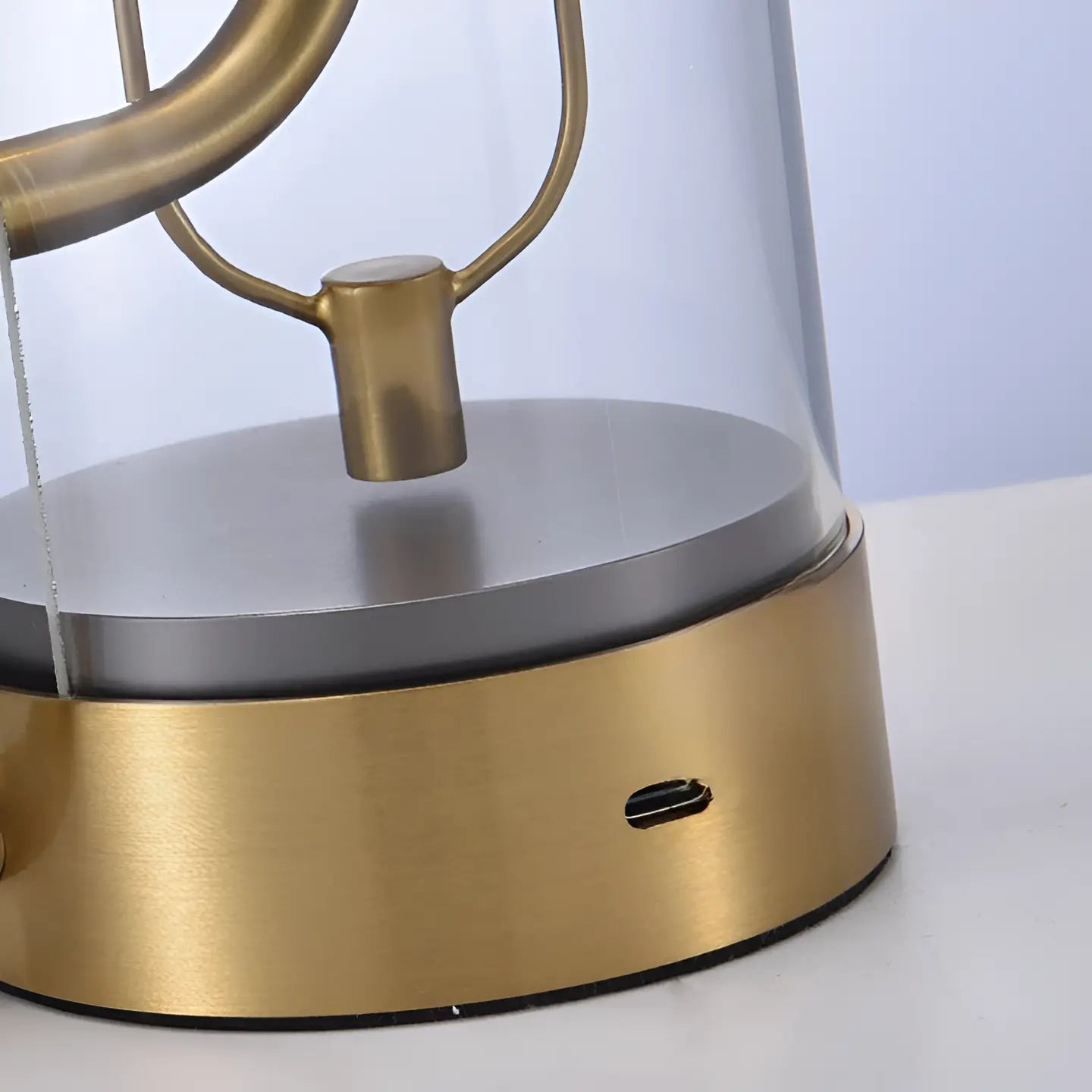ElysianLight | Glaskuppel Bordlampe