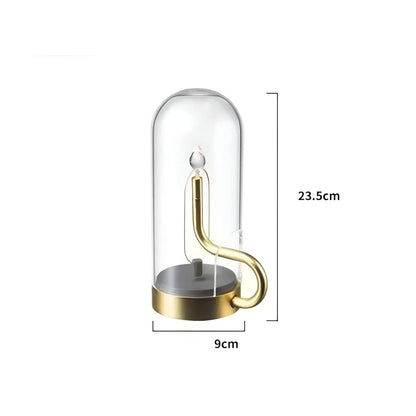 ElysianLight | Glaskuppel Bordlampe