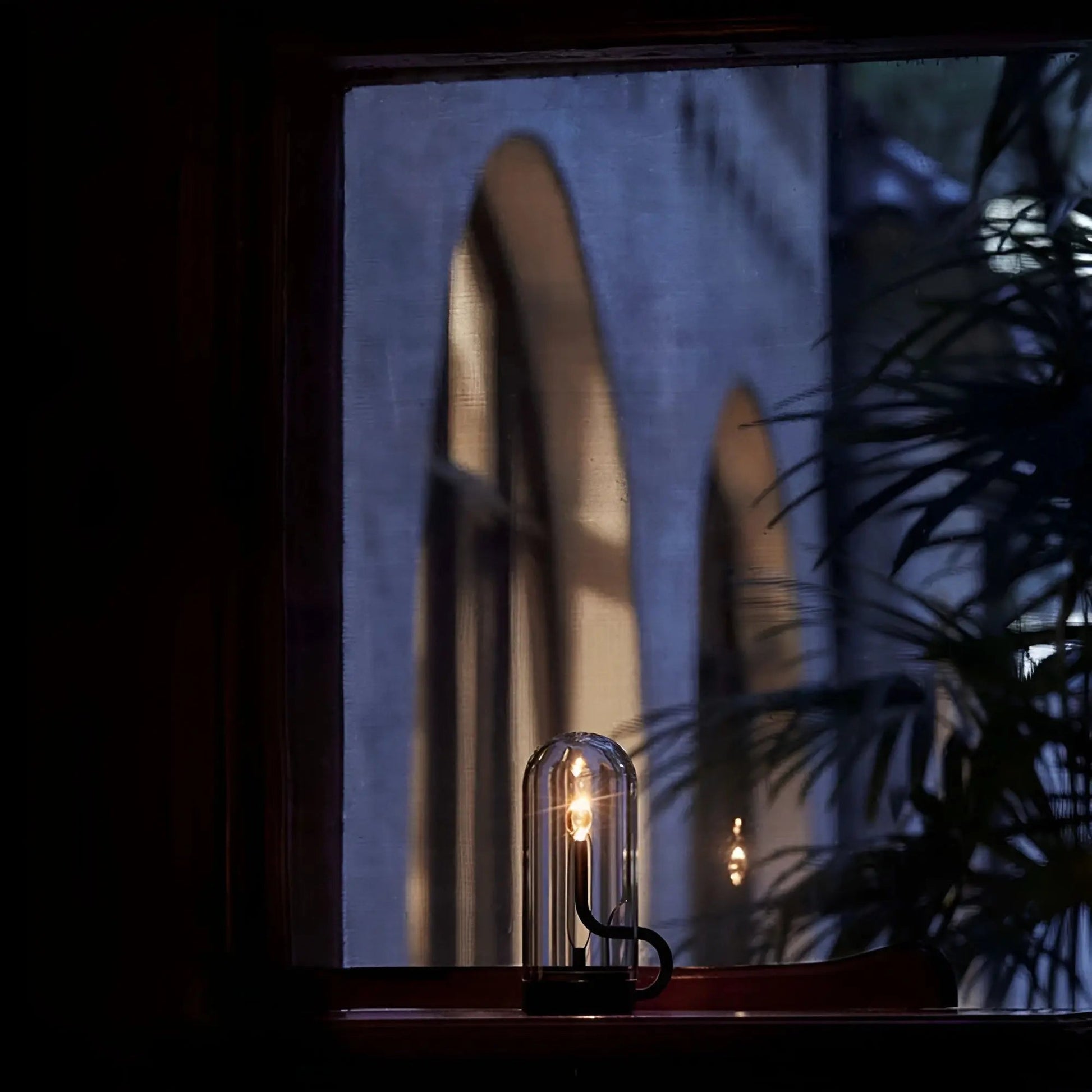 ElysianLight | Glaskuppel Bordlampe