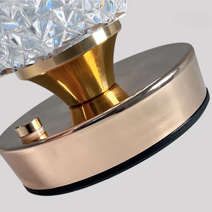 EtherealGlow | Håndlavet Diamant Bordlampe
