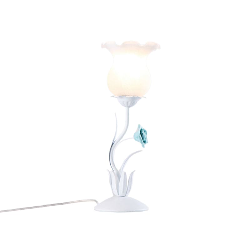 FleurLumina | Elegant Floral Bordlampe