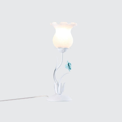 FleurLumina | Elegant Floral Bordlampe