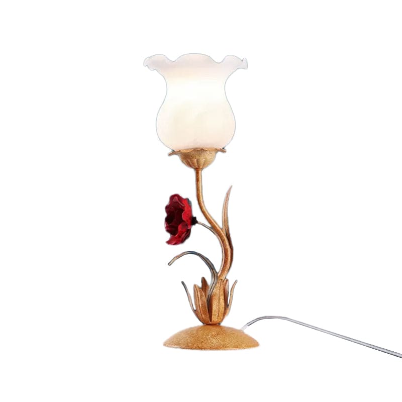 FleurLumina | Elegant Floral Bordlampe