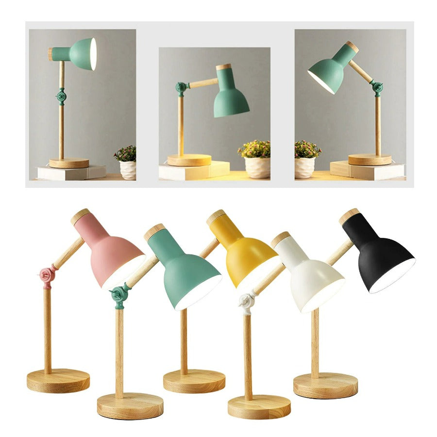 FlexiGlo | Justerbar Skrivebordslampe med Skandinavisk Elegance