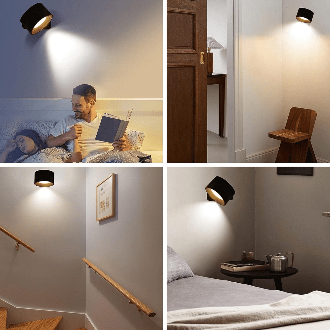 Flexilight | Trådløs væglampe med touch og 360° rotation
