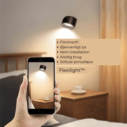Flexilight | Trådløs væglampe med touch og 360° rotation