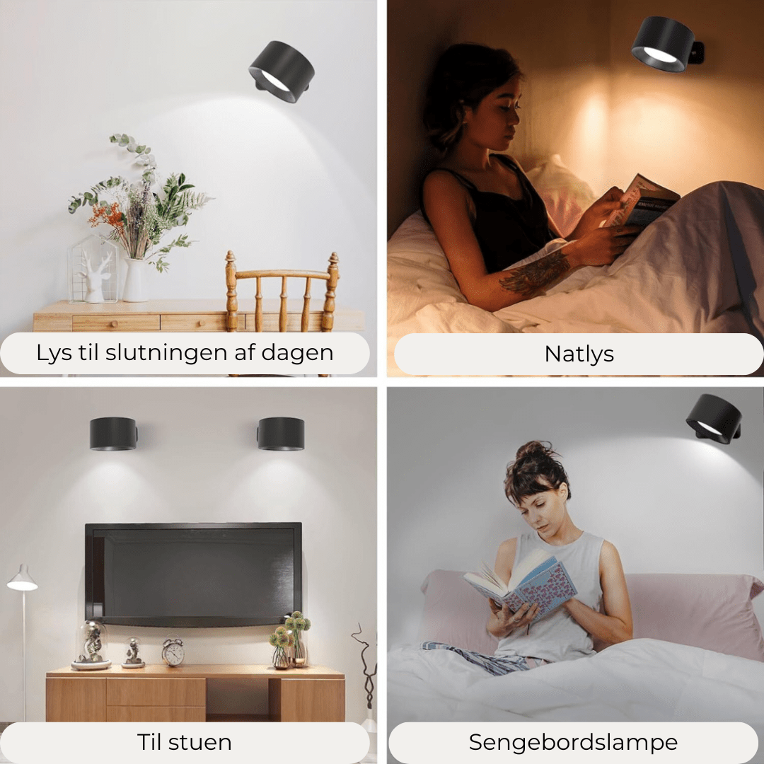 Flexilight | Trådløs væglampe med touch og 360° rotation